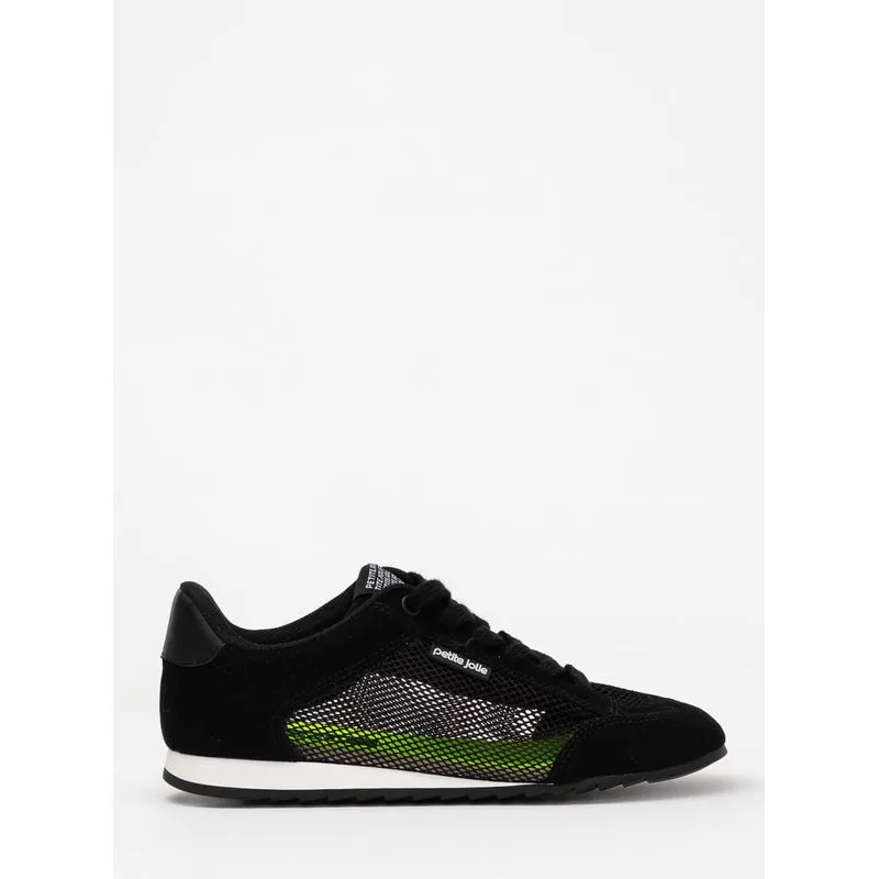 Tênis Petite Jolie Flat Sneaker Preto PJ7698 33-4