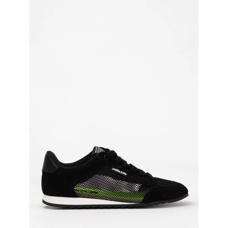 Tênis Petite Jolie Flat Sneaker Preto PJ7698 37