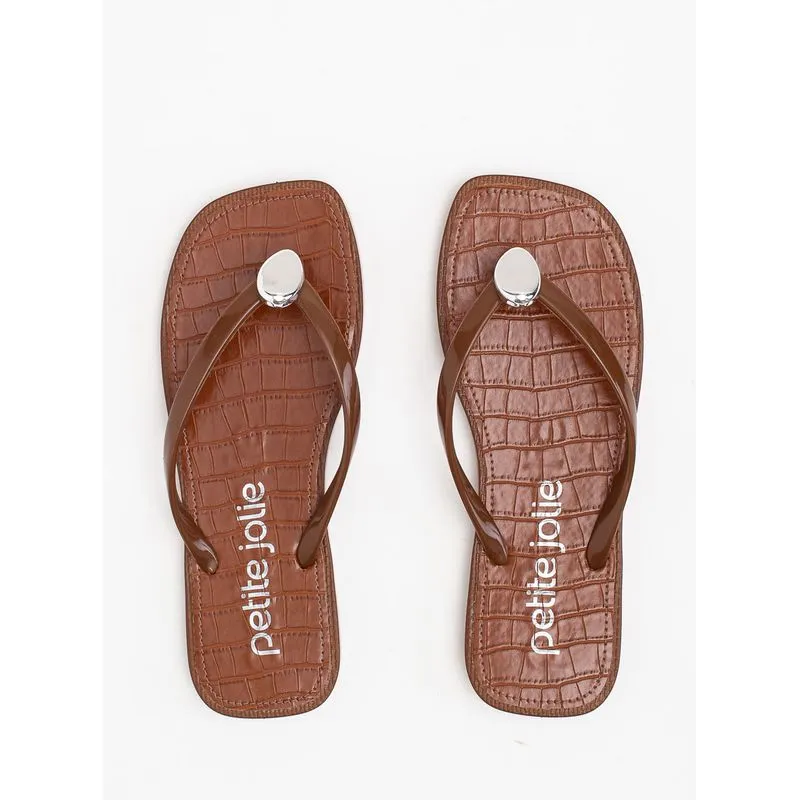 Chinelo Petite Jolie Refresh Chocolate PJ7679 38