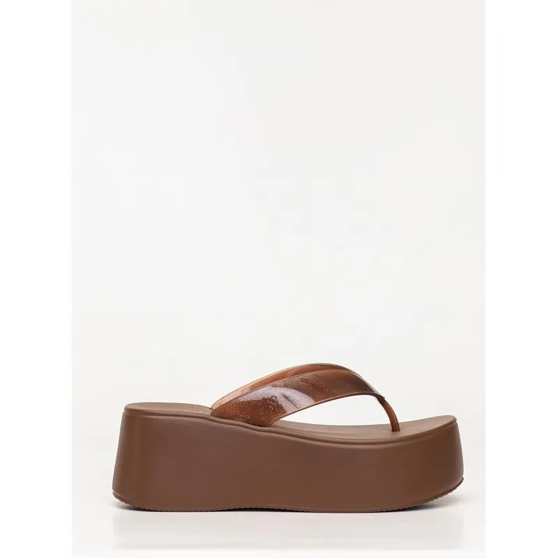 Chinelo Petite Jolie Plus II Glitter Brown PJ7703 37