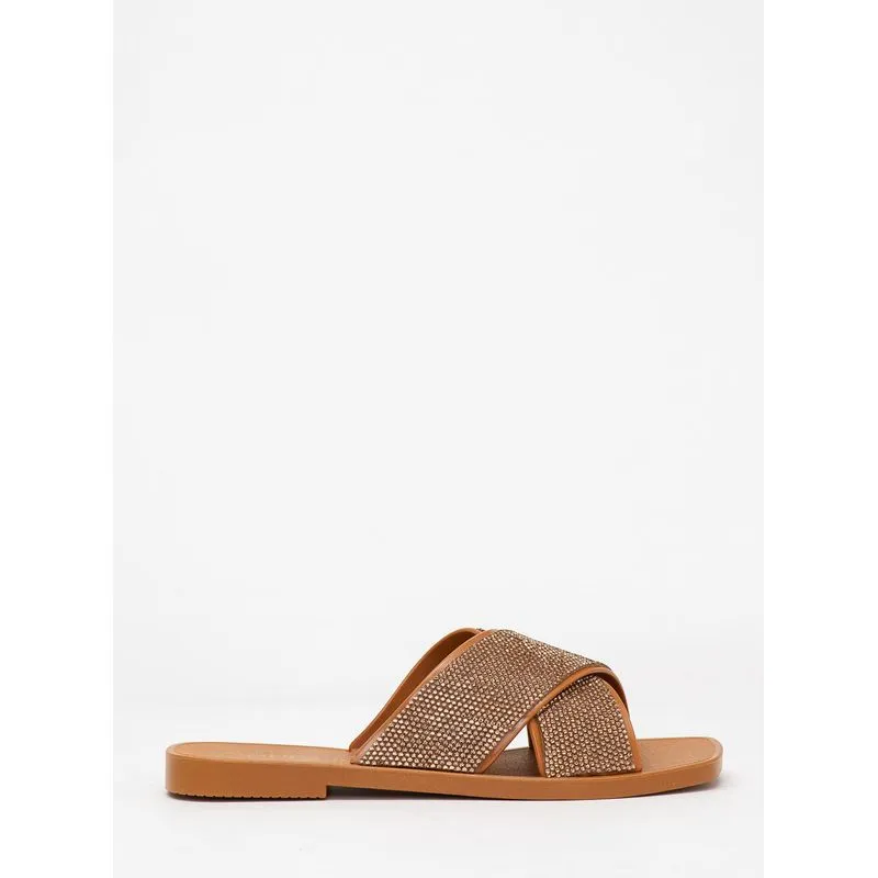 Chinelo Petite Jolie Vibe Doce De Leite PJ7702 37