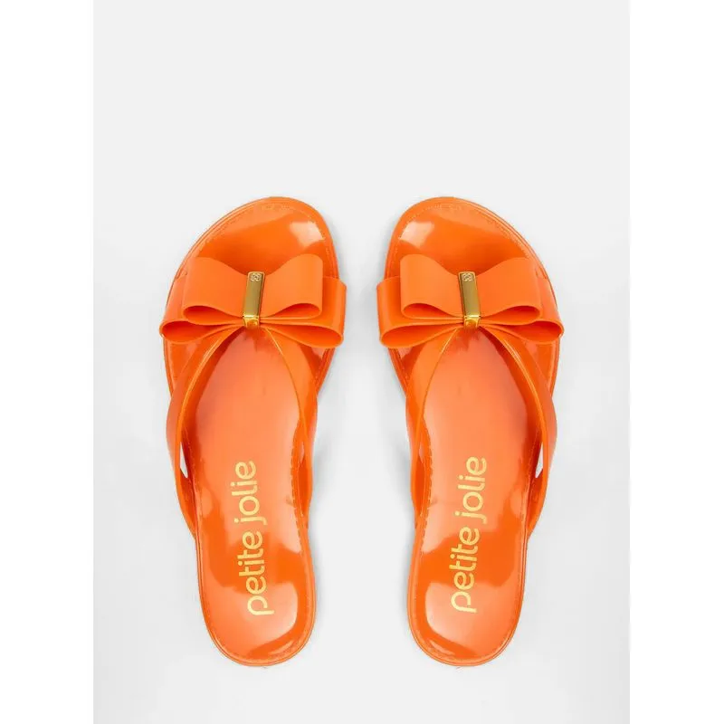 Chinelo Petite Jolie Lucky Laranja Tangerina PJ5585 34