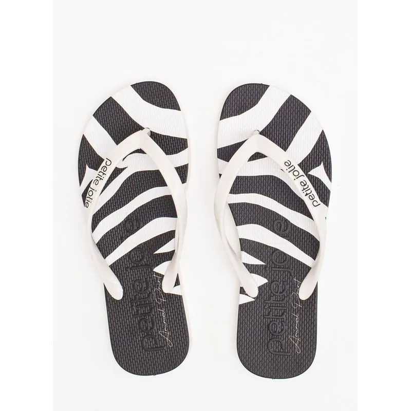 Chinelo Petite Jolie Fresh White/Zebra 4 PJ6969 36