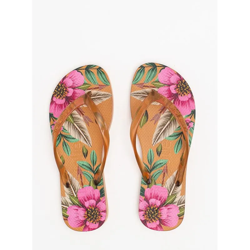 Chinelo Petite Jolie Fresh Doce De Leite/Floral 16 PJ6969 38