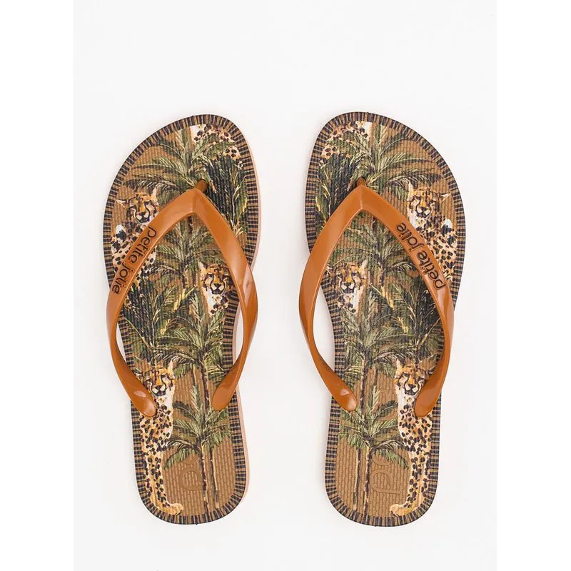 Chinelo Petite Jolie Fresh Doce Leite/Savana 2 PJ6969 39-0