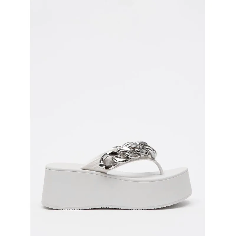 Chinelo Petite Jolie Plus II White/Níquel PJ7350II 36