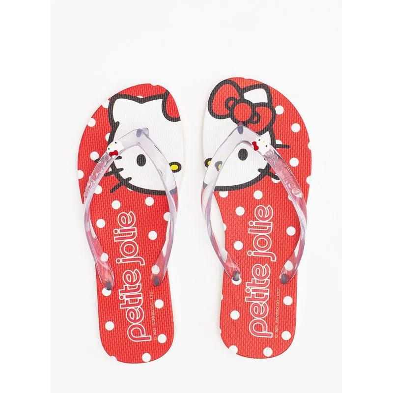 Chinelo Petite Jolie Translúcido/Hello Kitty 14 PJ7206HK 39-0