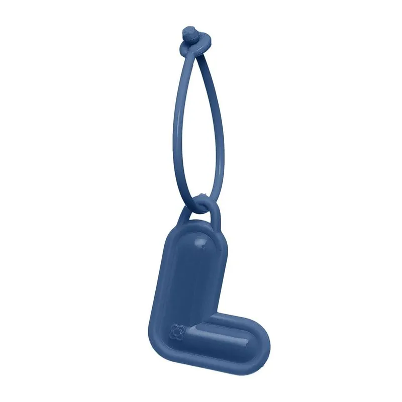 Chaveiro de Letras Azul Jeans PJ6023 L