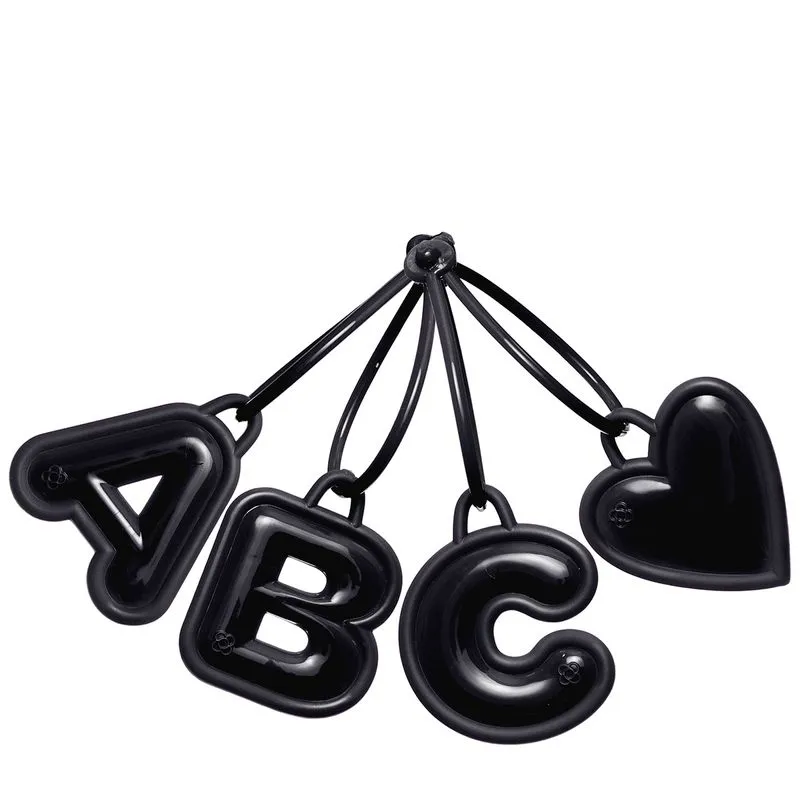 Chaveiro de Letras Preto PJ6023 W