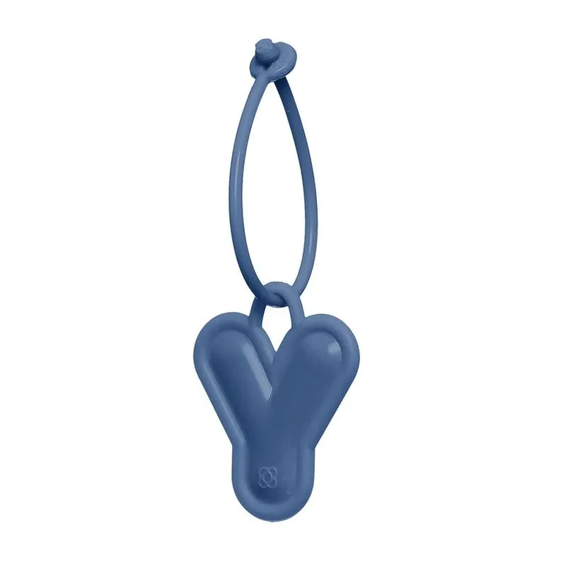 Chaveiro de Letras Azul Jeans PJ6023 Y