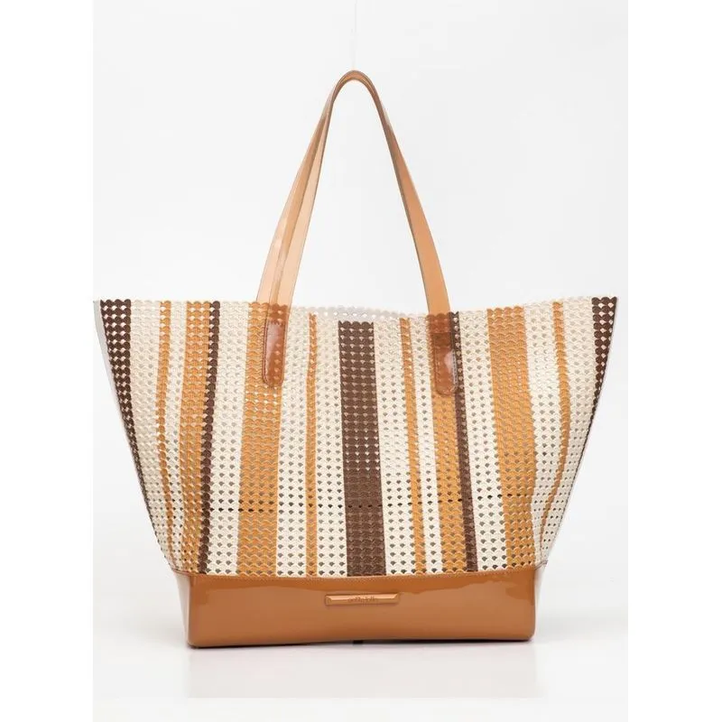 Bolsa Petite Jolie Ibiza Creme/Doce De Leite PJ11286
