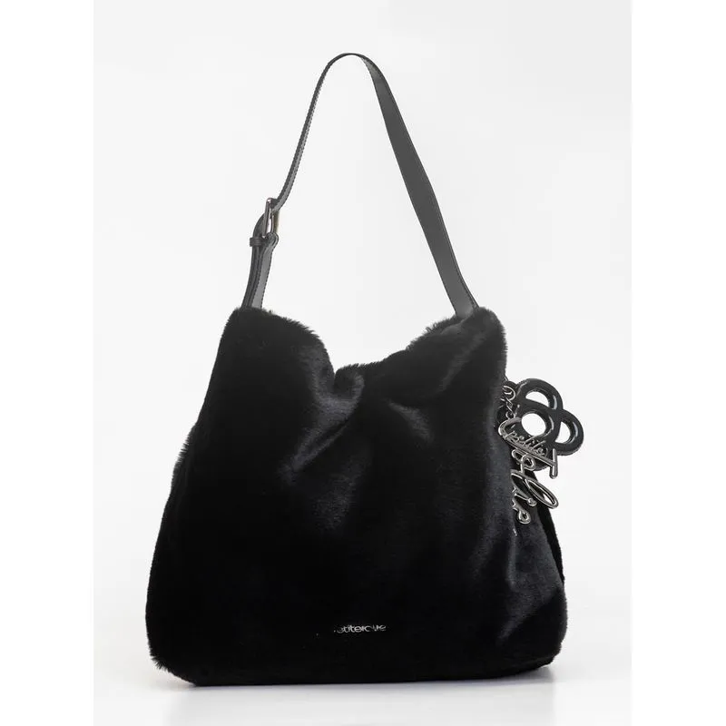 Bolsa Petite Jolie Fluffy Bag Preto PJ11376
