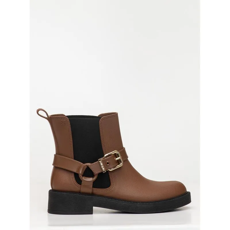 Bota Petite Jolie Boston Chocolate/Preto PJ7467 38