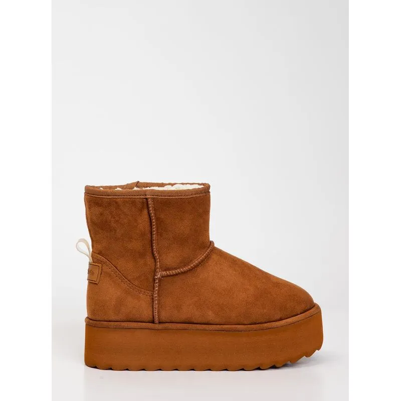 Bota Petite Jolie Fuzzy Boot Doce De Leite PJ7716 37