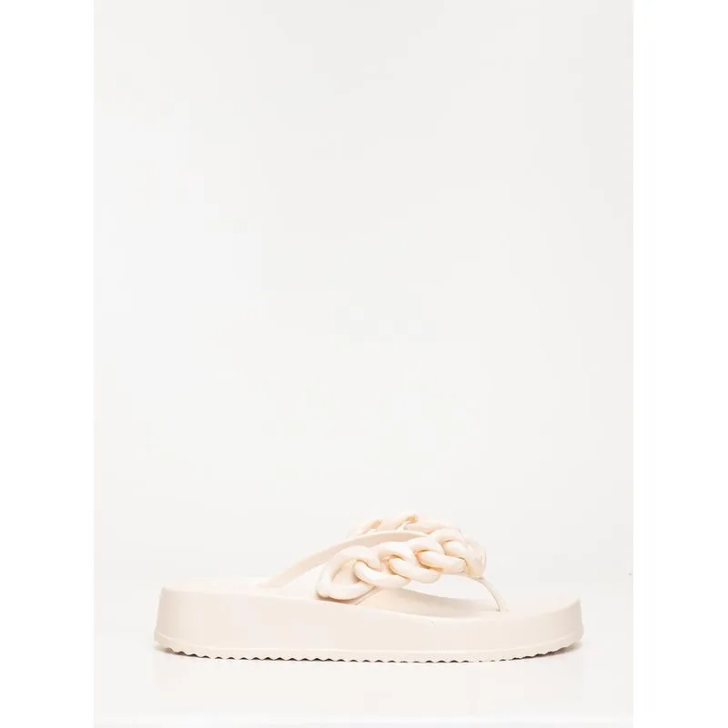 Chinelo Petite Jolie Basic Creme PJ7225 33-4