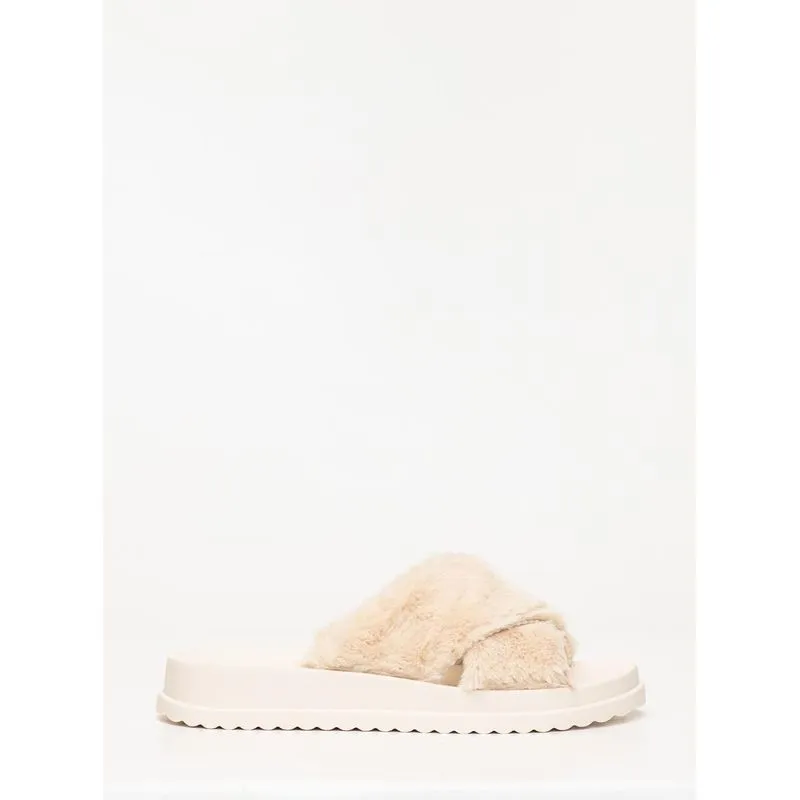 Chinelo Petite Jolie Smash Fur Creme PJ7709 38