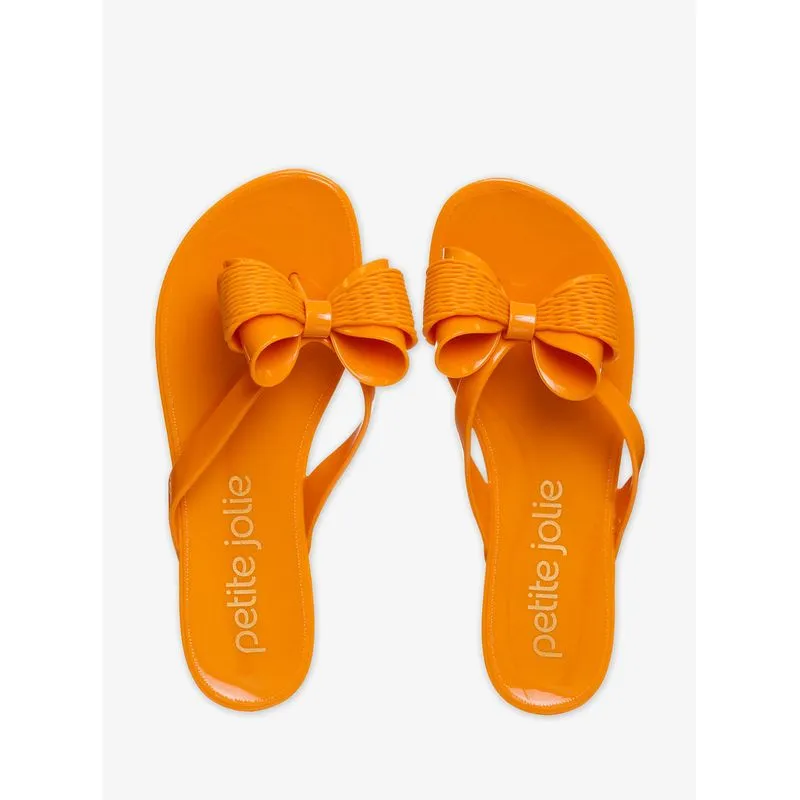 Chinelo Petite Jolie Lucky Laranja New PJ6304 36
