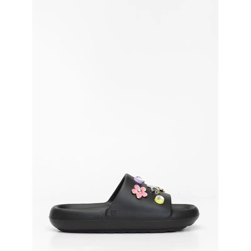Chinelo Infantil Hug In Preto PJ7733IN 38