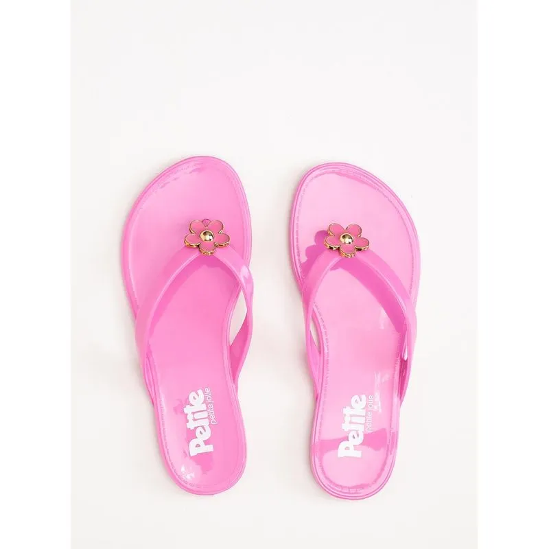 Chinelo Infantil Petite Jolie Lucky In Chiclete PJ7762IN 25