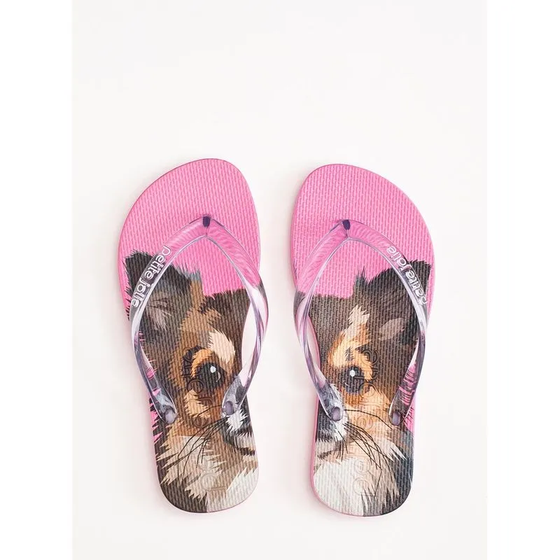 Chinelo Petite Jolie Fresh Chiclete/Pet Lovers 14 PJ6969IN 33-4
