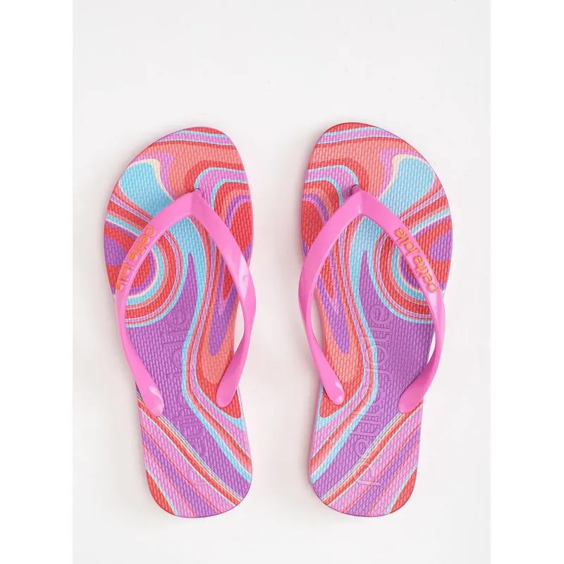 Chinelo Petite Jolie Fresh Chiclete/Colorful 4 PJ6969 37