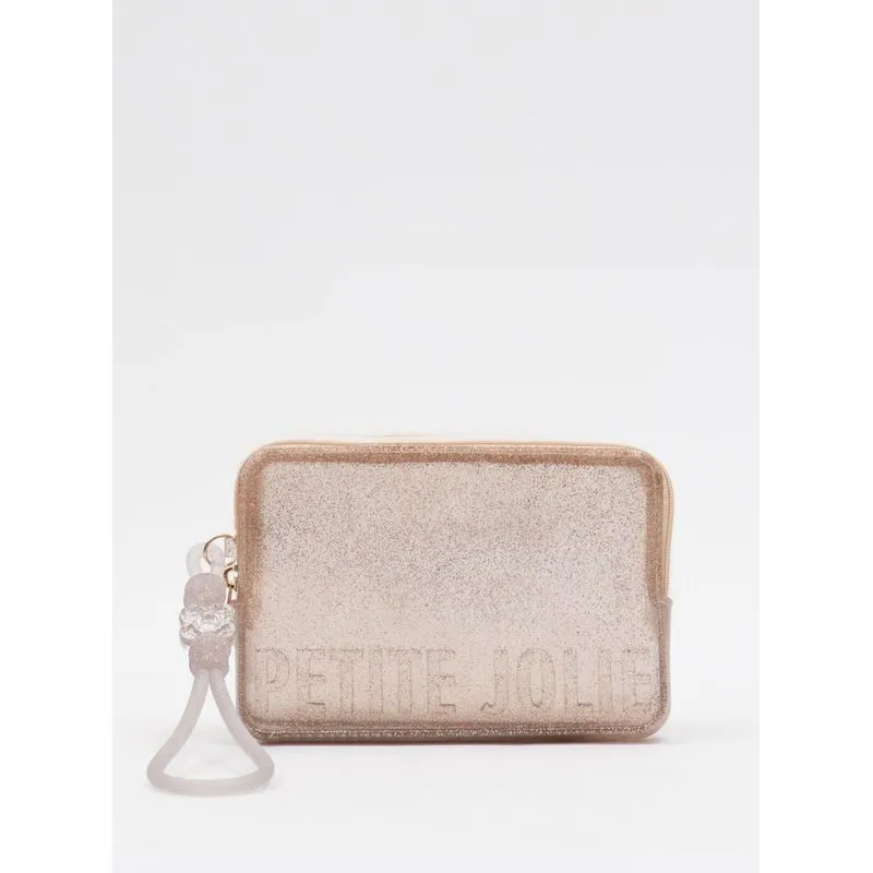 Carteira Petite Jolie Push Glitter Ouro Light PJ20167
