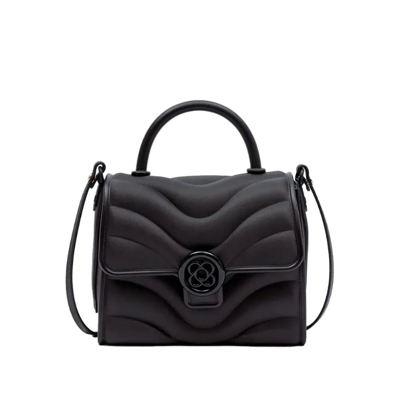 Bolsa Feminina Petite Jolie Tote Pequena Texturizada Preto - U