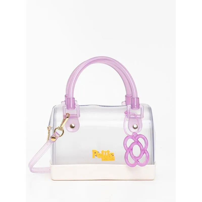 Bolsa Infantil Petite Jolie Mini Bloom Translúcido PJ11156IN