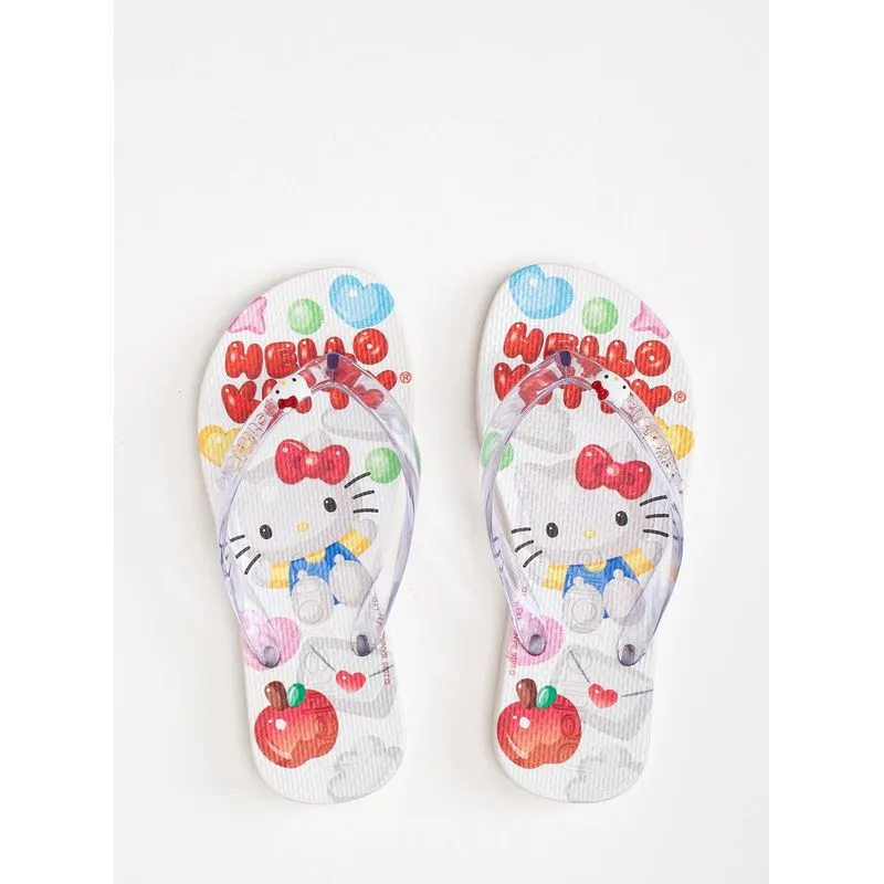Chinelo Petite Jolie Fresh White/Hello Kitty 16 PJ7206INHK 25-6