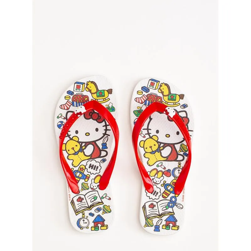 Chinelo Infantil Fresh White/Hello Kitty 18 PJ7206INHK 27-8