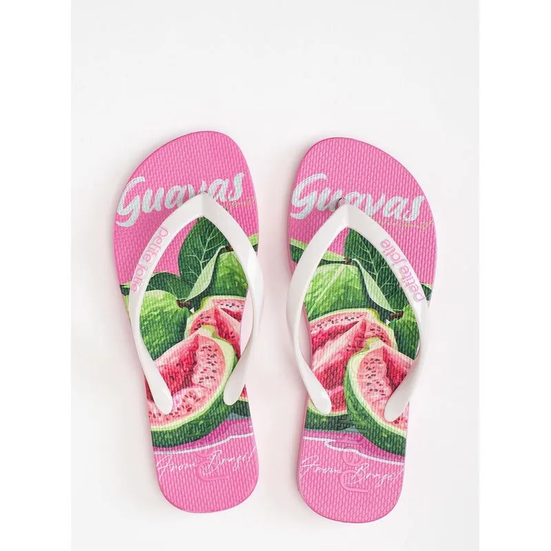 Chinelo Petite Jolie Fresh White/Frutas 7 PJ6969 36