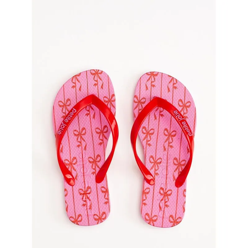 Chinelo Petite Jolie Fresh In Tomate/Laço 1 PJ6969IN 33-4