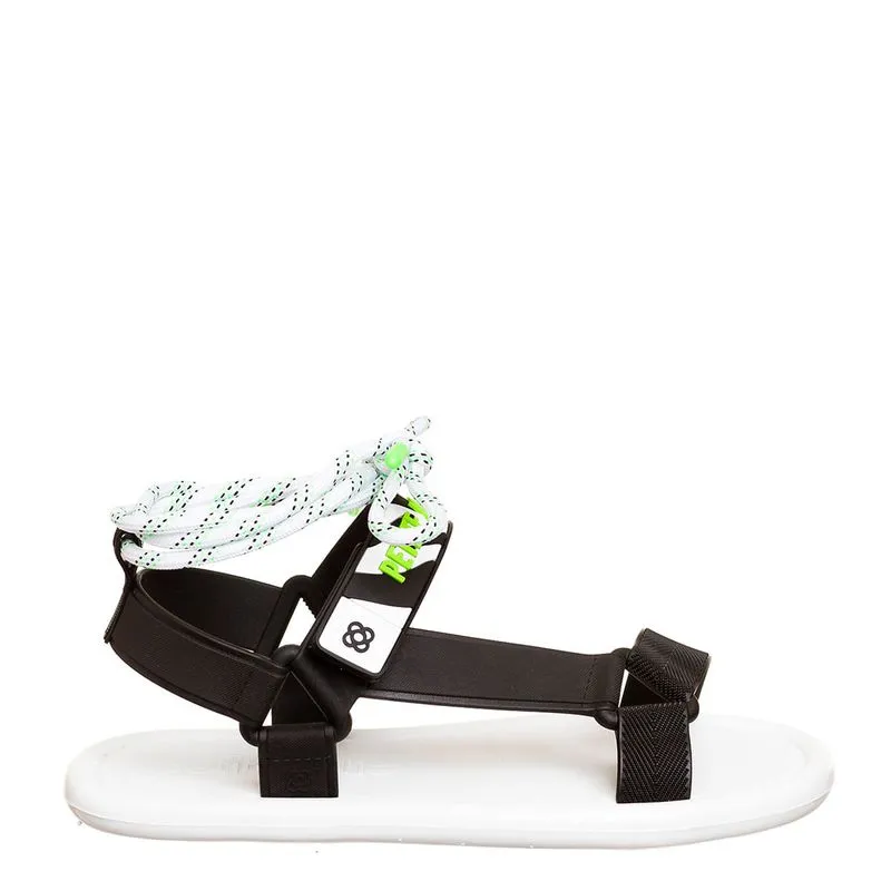 Sandália Petite Jolie Fizzy Preto/Preto/Branco - PJ6319 38