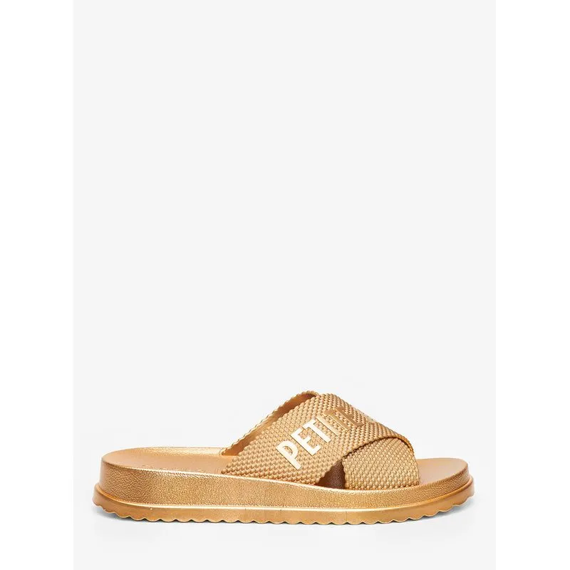 Chinelo Petite Jolie Smash Metalizado Ouro PJ6812IIA 35