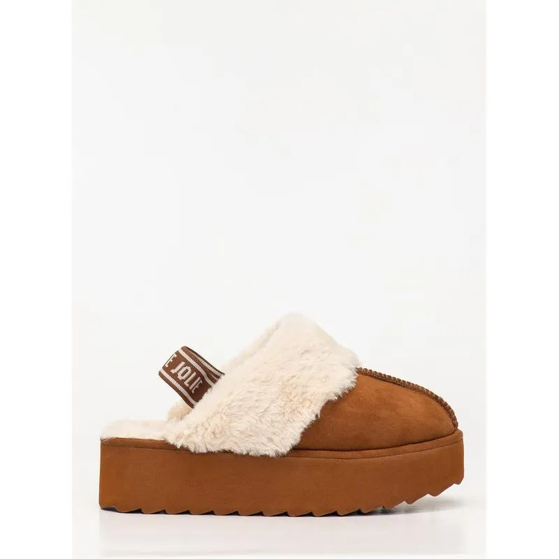 Clog Petite Jolie Fuzzy Doce De Leite PJ7717 33-4