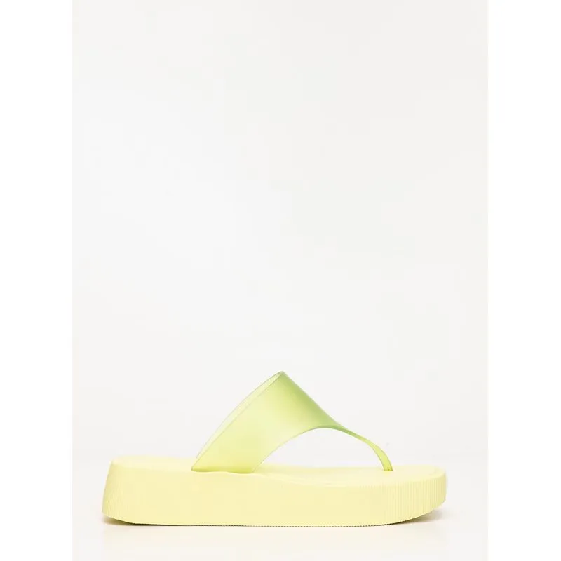 Chinelo Petite Jolie Key Limão Translúcido PJ7674 37-8
