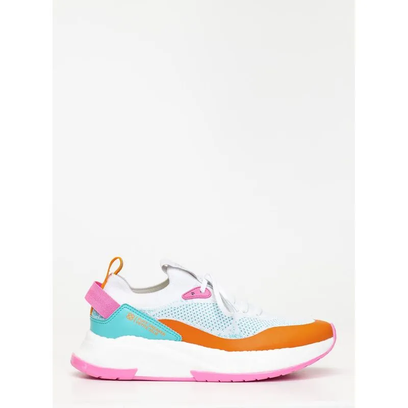Tênis Petite Jolie Puff Sneaker Branco Chiclete PJ7130II 38