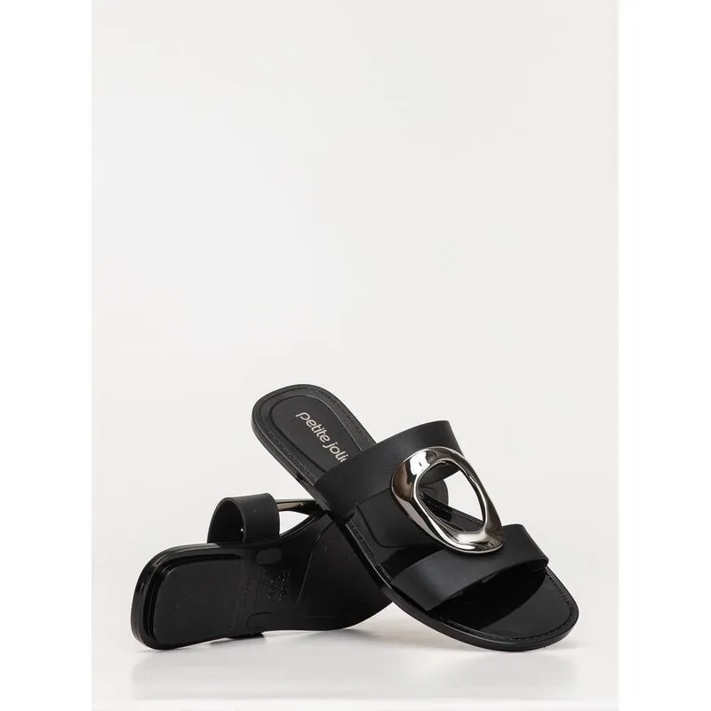 Chinelo Petite Jolie Demi Preto PJ7725 38