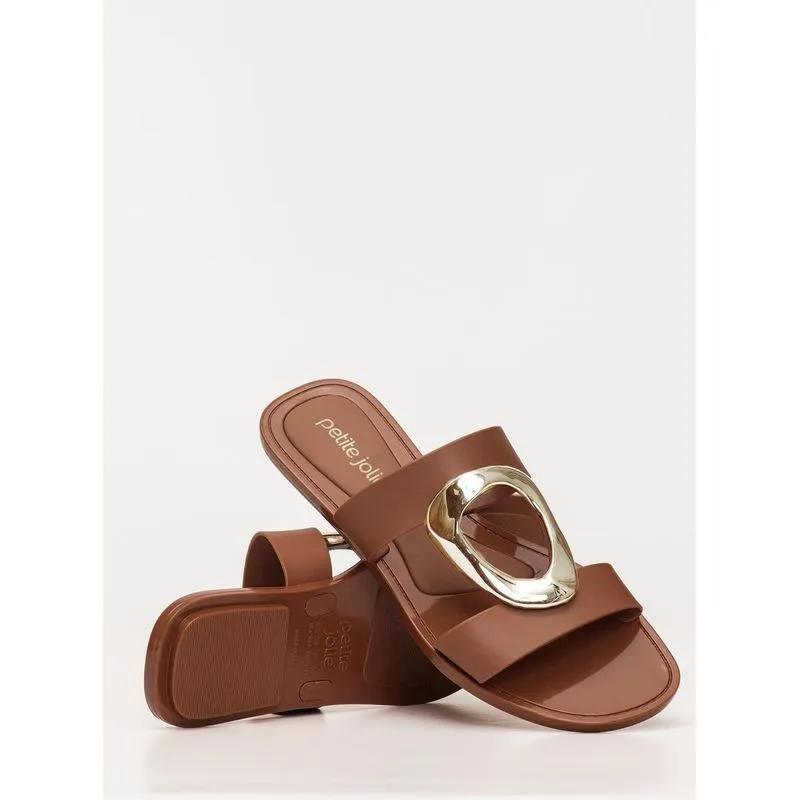 Chinelo Petite Jolie Demi Chocolate PJ7725 35