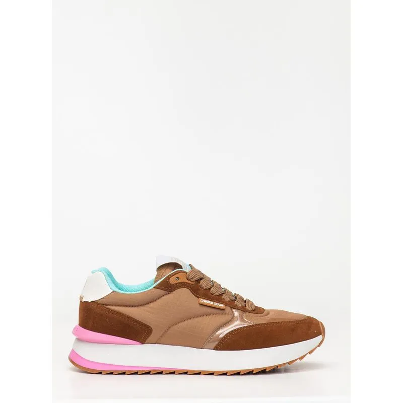 Tênis Petite Jolie Retro Running Doce De Leite PJ7541 35