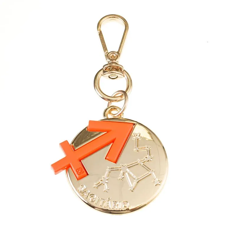 Chaveiro Sagitário Ouro/Tangerina PJ20153SAG