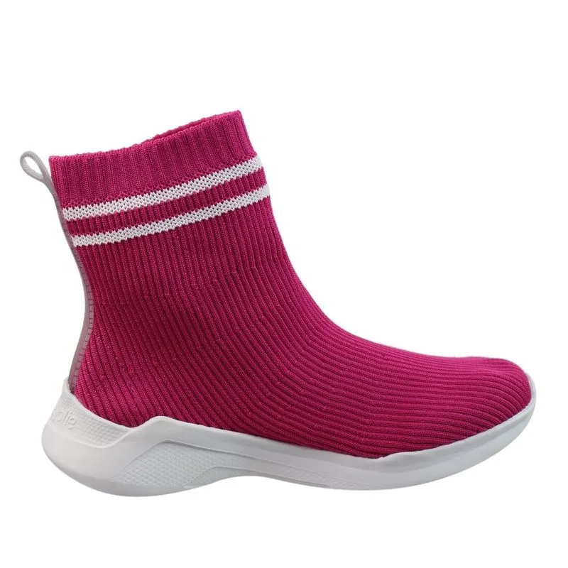 Tênis Infantil Menina Petite Jolie Pj6218in Knit/J-Lastic 28 / PINK/BRANCO