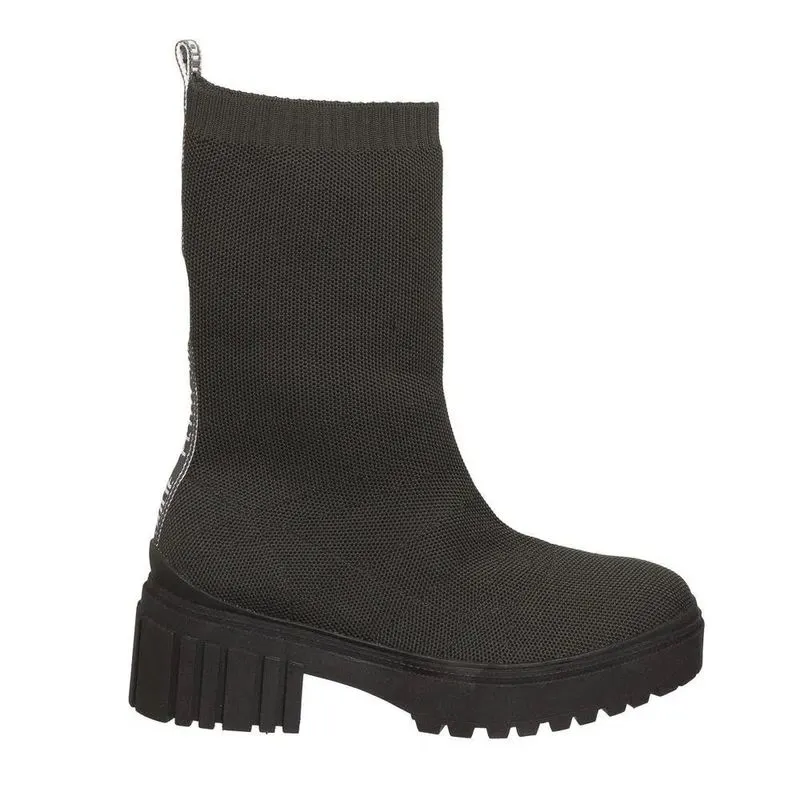 Bota Feminina Petite Jolie Pj6735 Knit/J-Lastic 33/34 / OLIVA