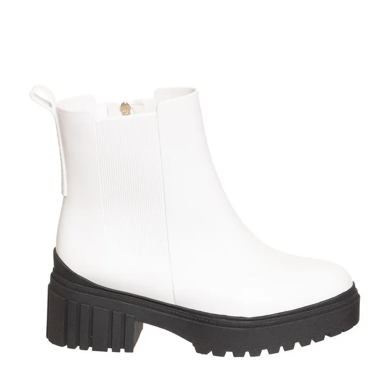 Bota Petite Jolie Chelsea Snow/Preto - PJ6156 37-8
