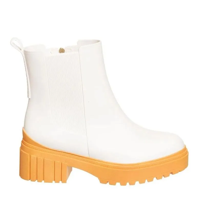 Bota Feminina Petite Jolie Pj6156 J-Lastic 33/34 / MARFIM/LARANJA