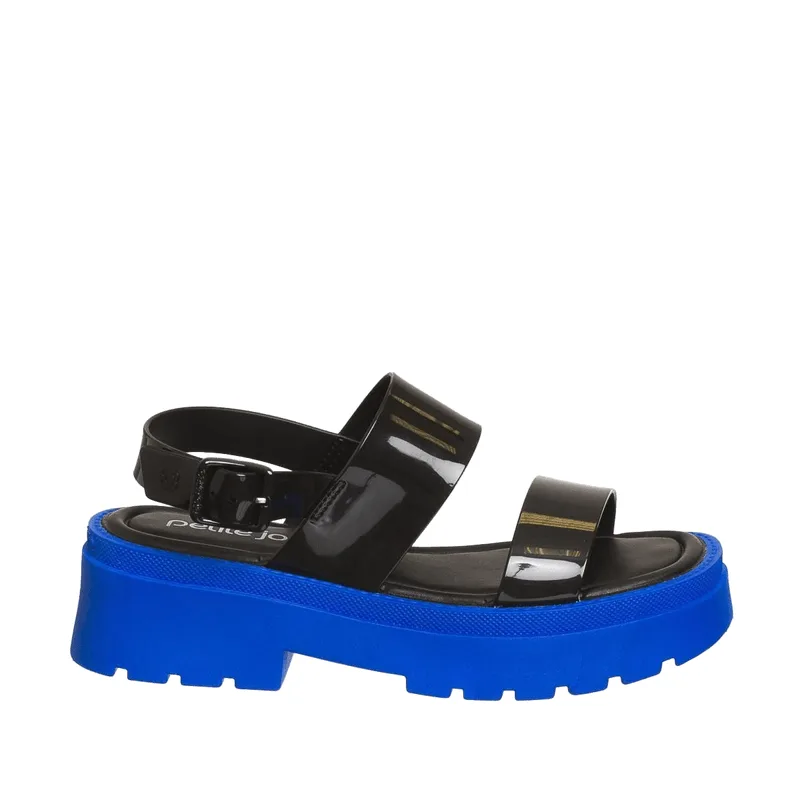 Sandália Petite Jolie Naomi Preto/Blue - PJ6675 38