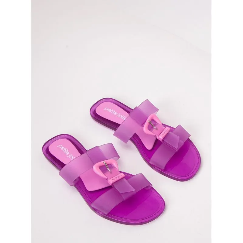 Chinelo Petite Jolie Jimmy Chiclete Translúcido PJ7662 35