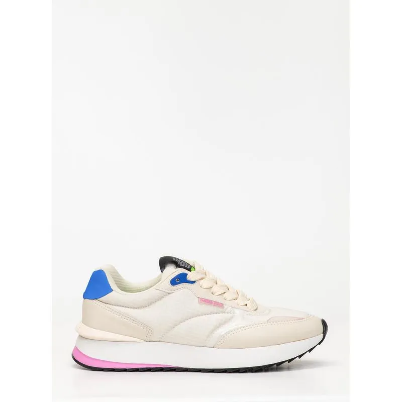 Tênis Petite Jolie Retro Running Creme PJ7541 33-4