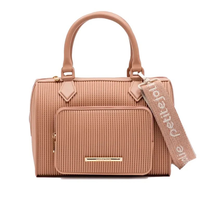 Bolsa Feminina Petite Jolie Lauren Caramelo - U