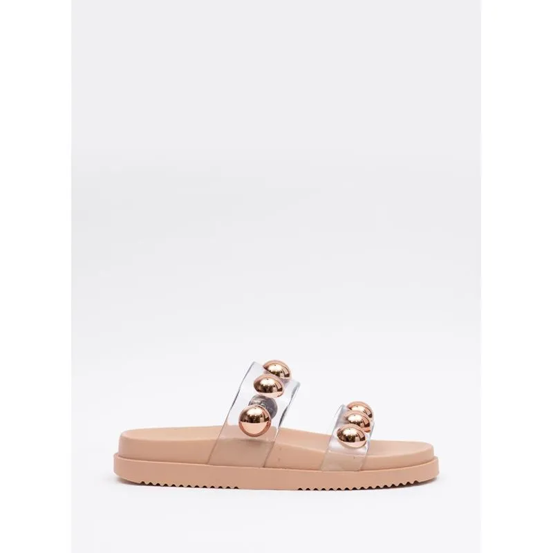 Chinelo Petite Jolie Ice Translucido/Mocca PJ7186 38